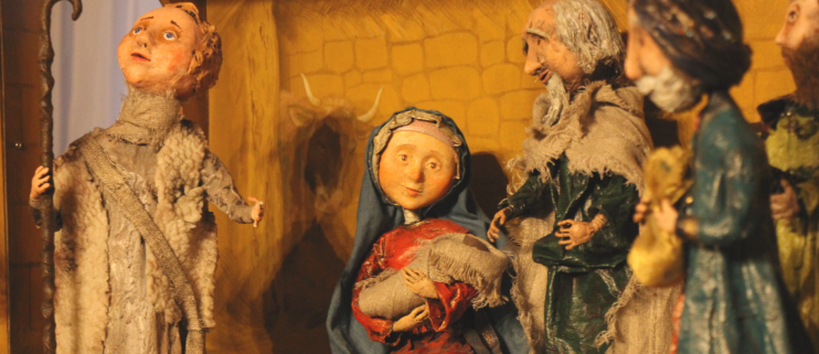 figurėlės - Marija su kūdikėliu Jėzumi